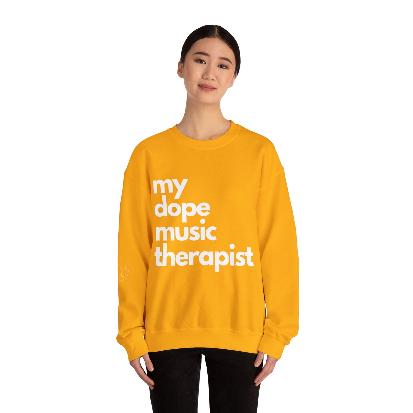 Signature Dope Music Crewneck Sweatshirt - White