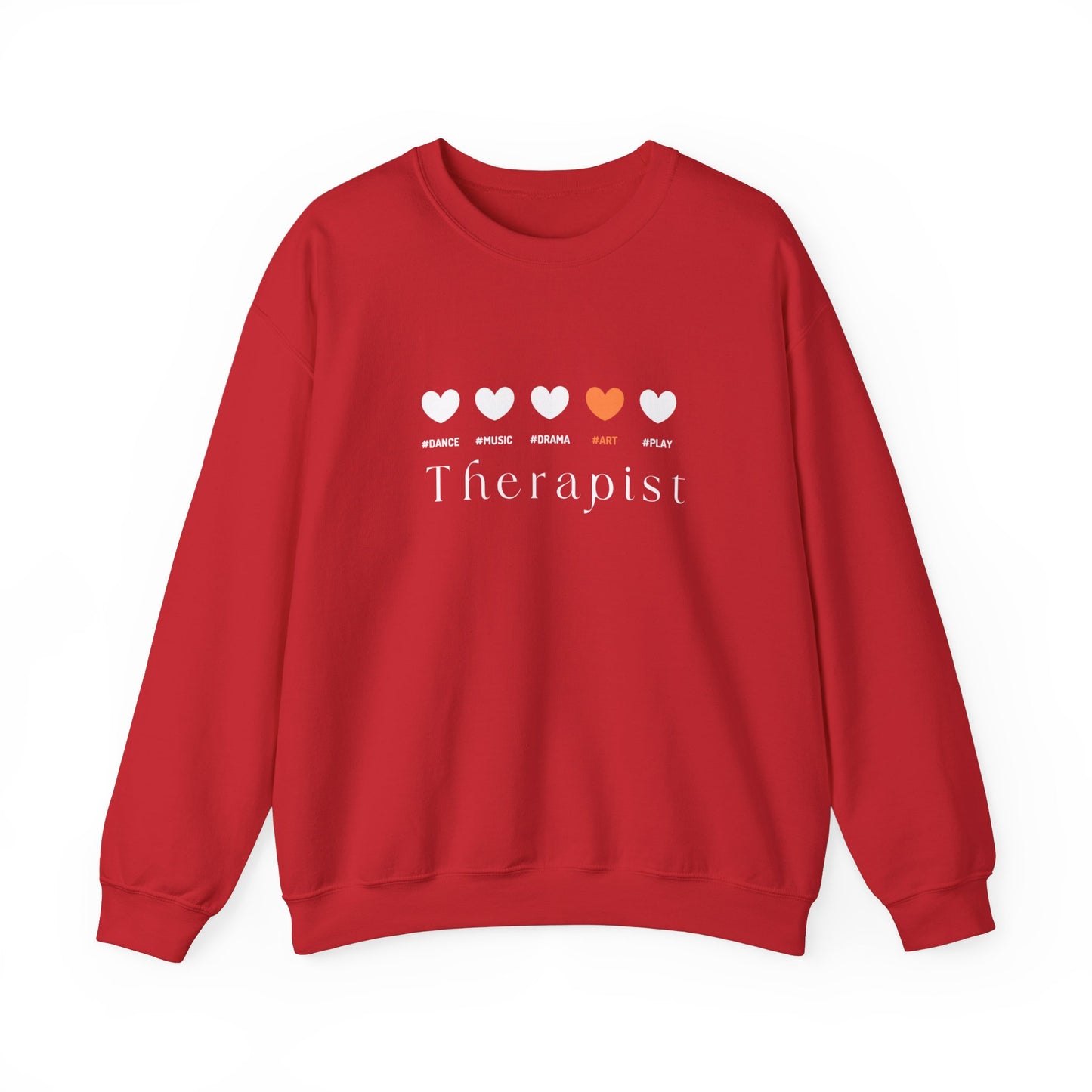 My Dope 5 Hearts Art - orange - Crewneck Sweatshirt