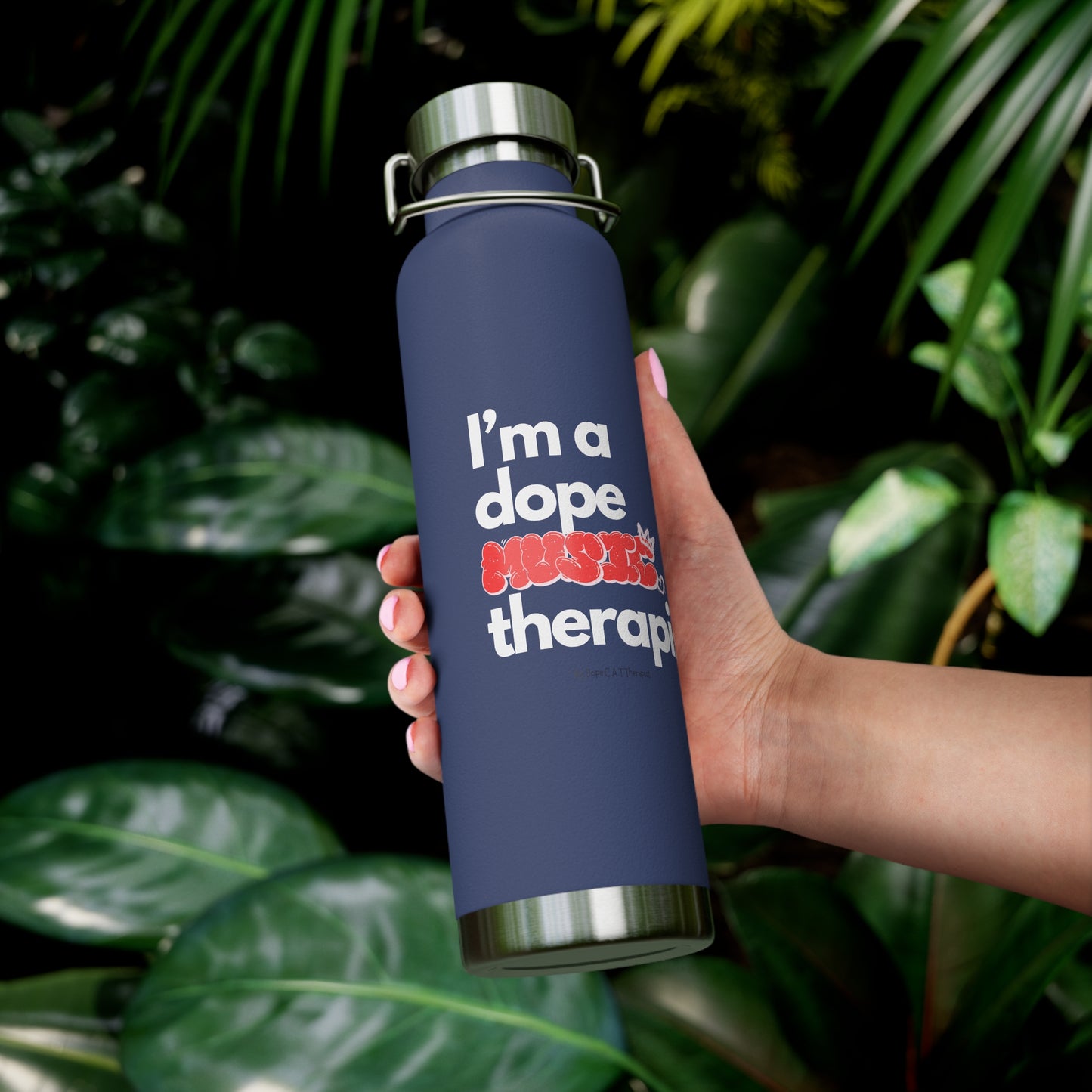 Dope Therapist - Music - Copper Vacuum Insulated Bottle, 22oz