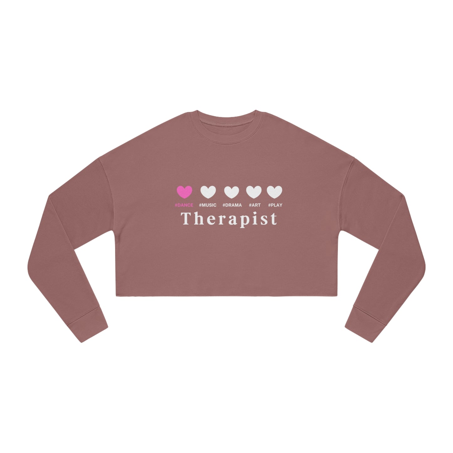 5 hearts Dance - pink - Cropped Sweatshirt