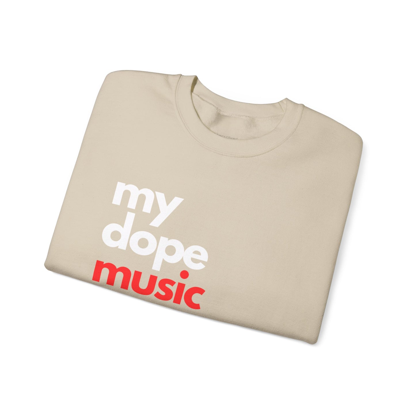 Dopest Music therapy (red) Crewneck Sweatshirt