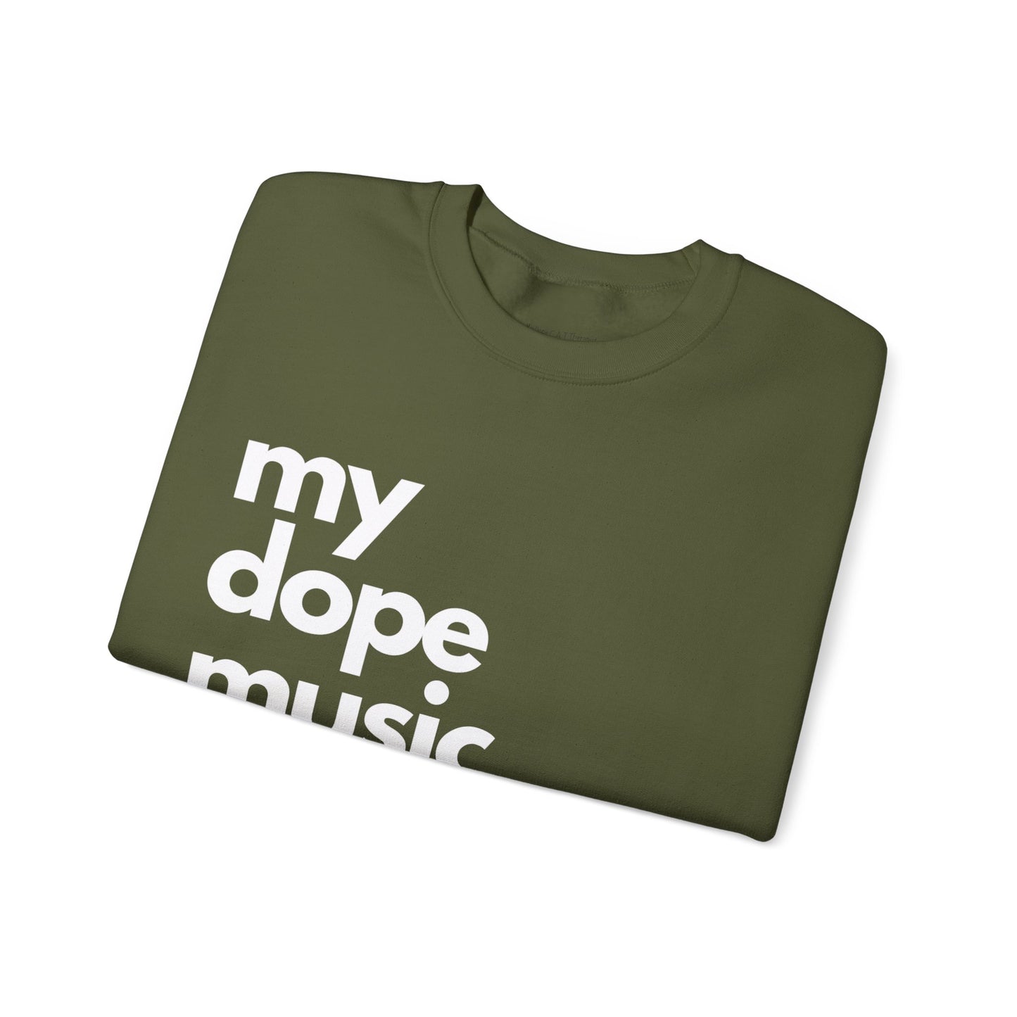 Signature Dope Music Crewneck Sweatshirt - White