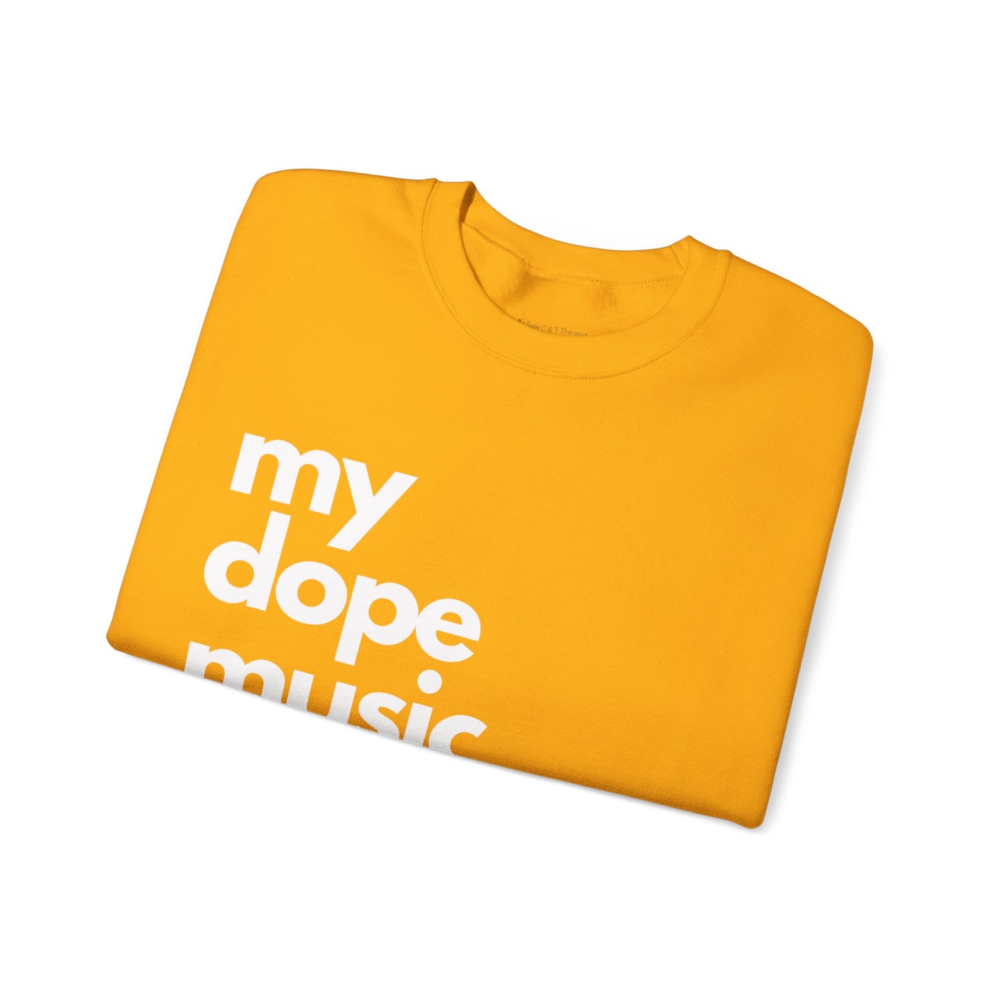 Signature Dope Music Crewneck Sweatshirt - White