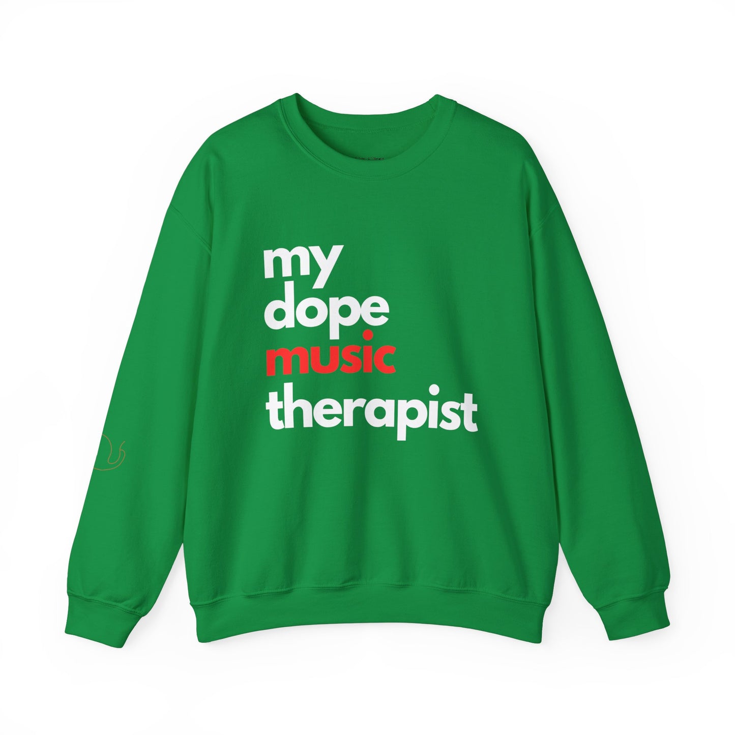 Dopest Music therapy (red) Crewneck Sweatshirt