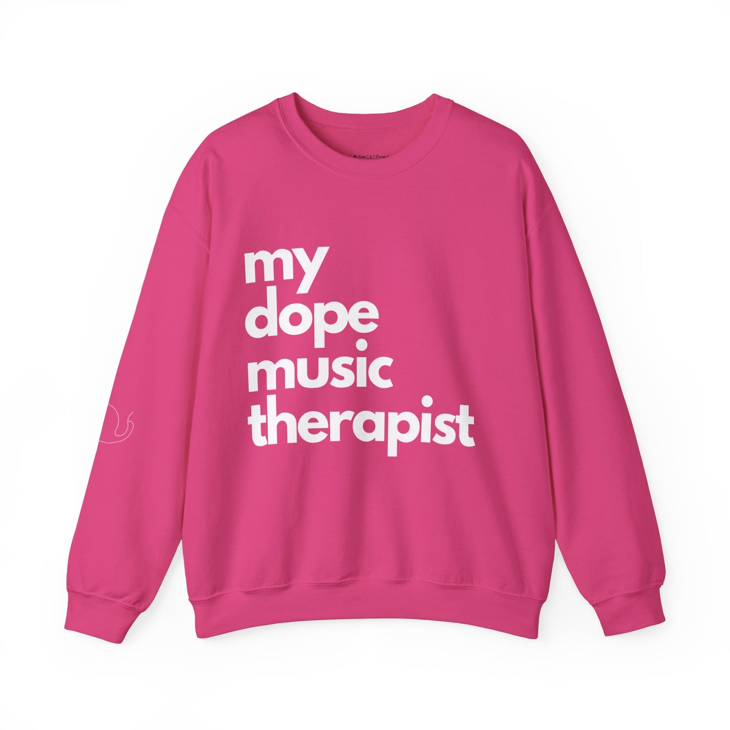 Signature Dope Music Crewneck Sweatshirt - White