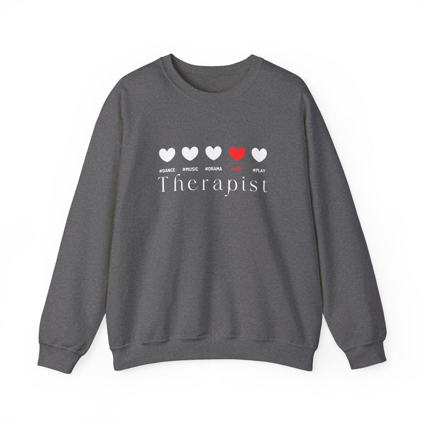 5 Hearts Art - red - Crewneck Sweatshirt