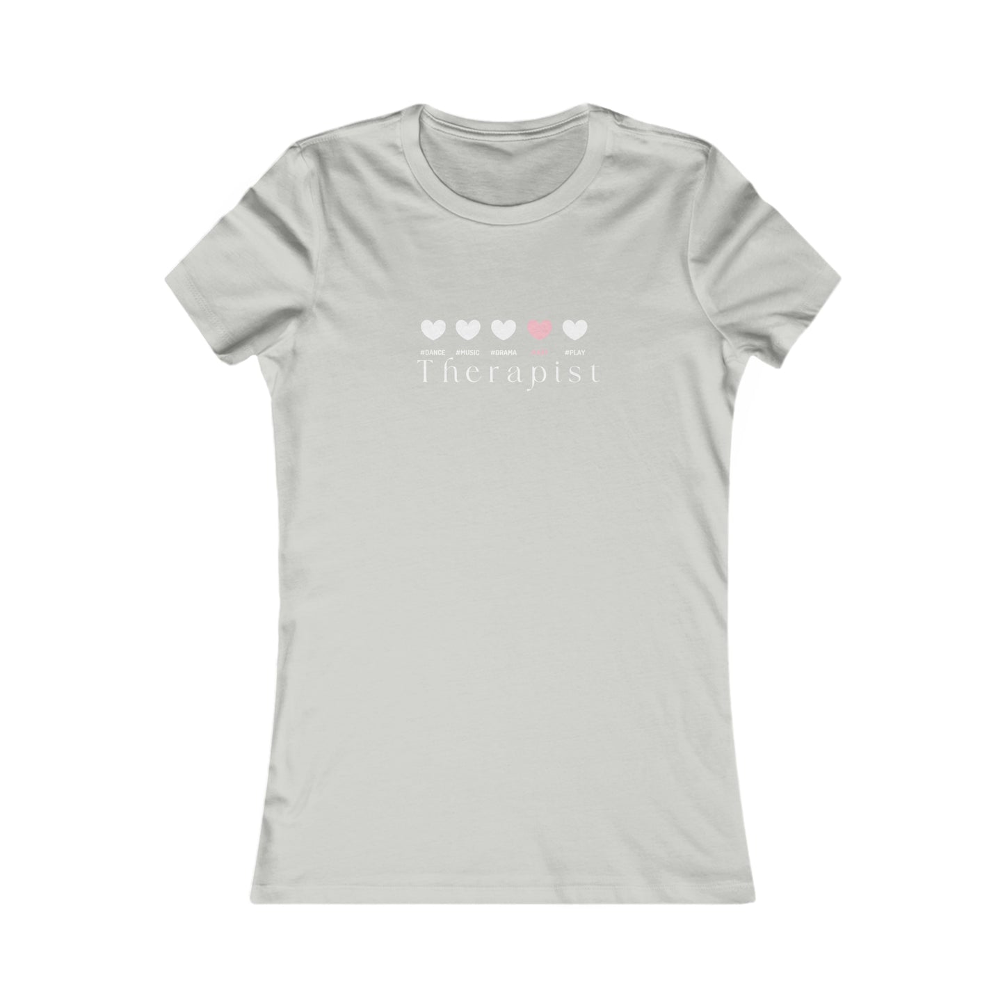 My Dope 5 Hearts Tee Art - pink