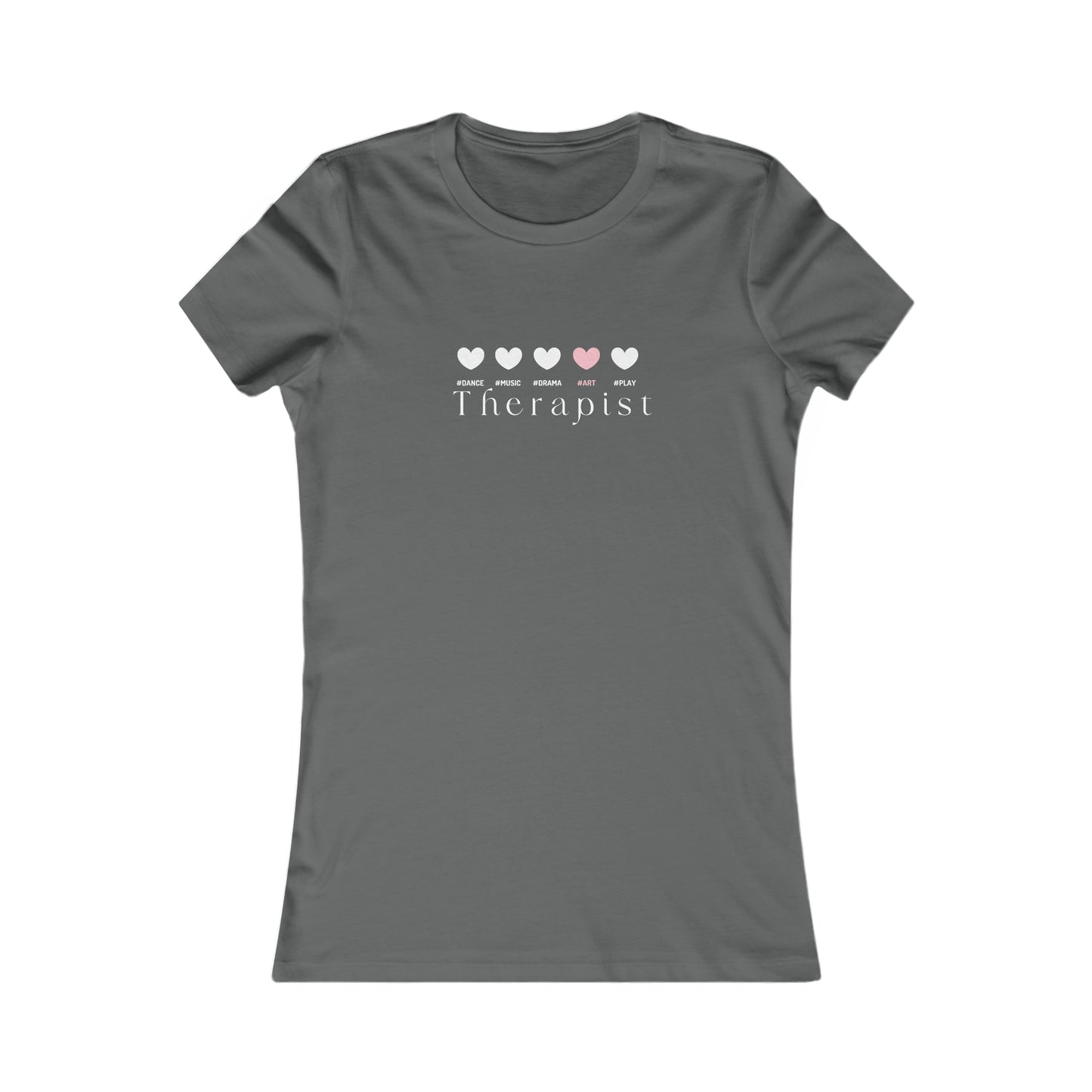 My Dope 5 Hearts Tee Art - pink