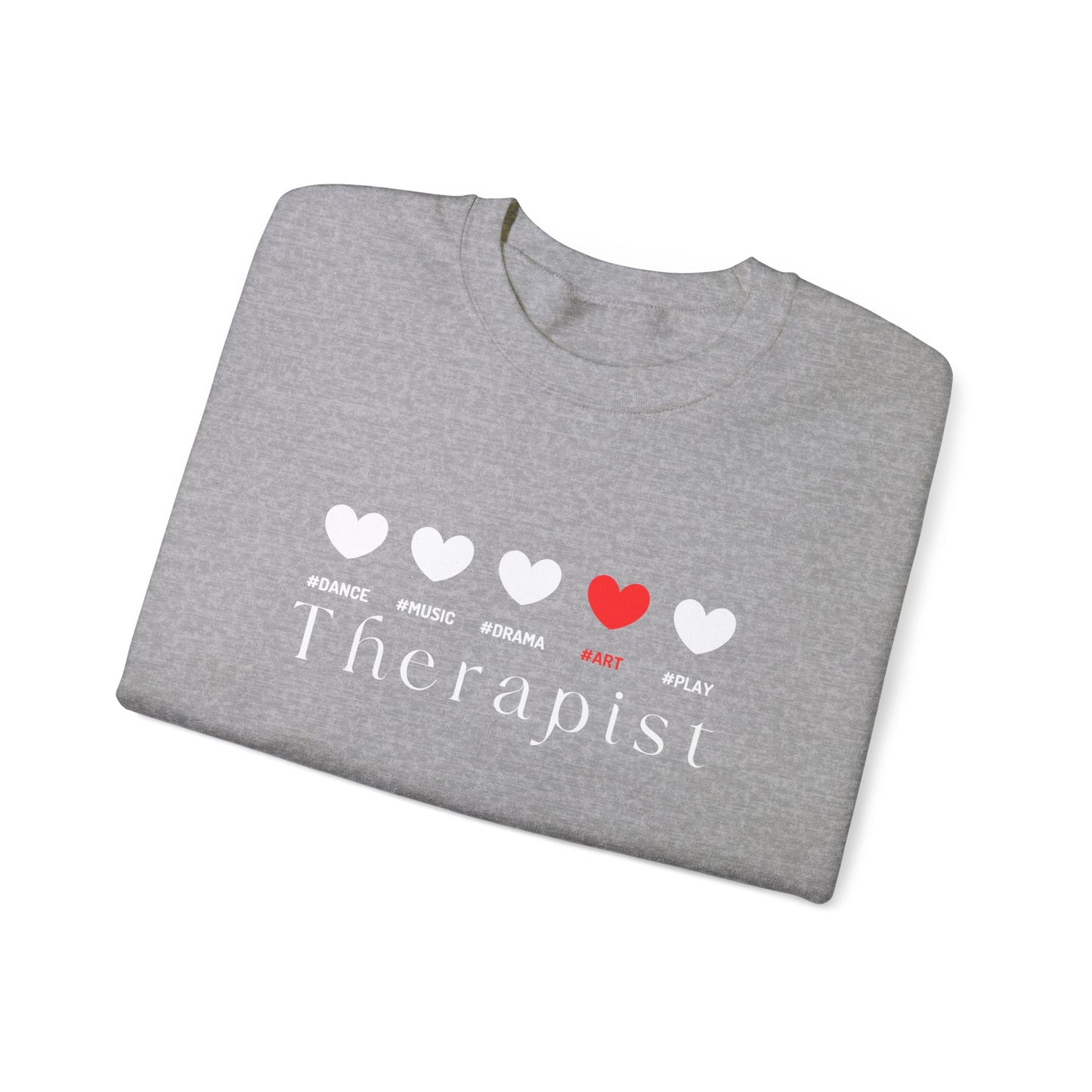 5 Hearts Art - red - Crewneck Sweatshirt