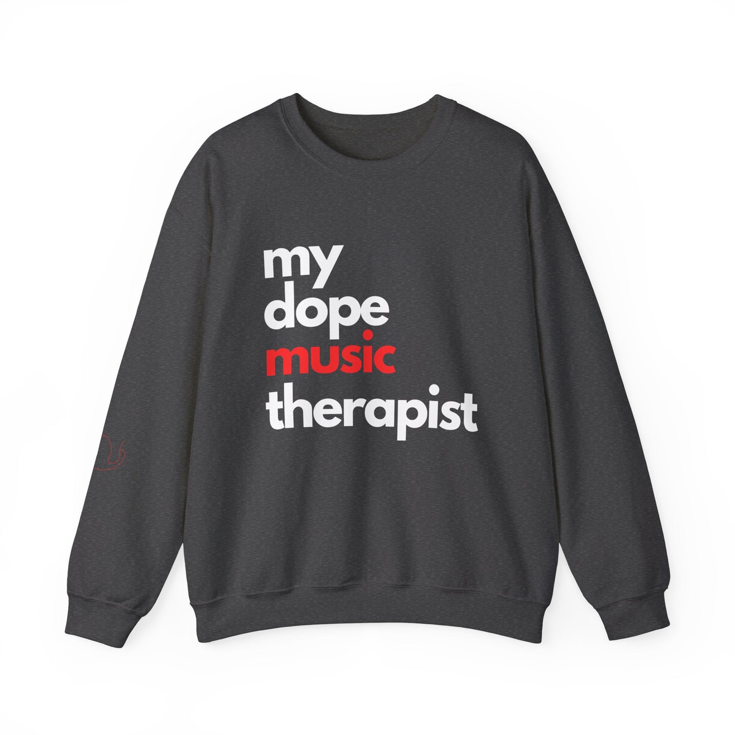 Dopest Music therapy (red) Crewneck Sweatshirt