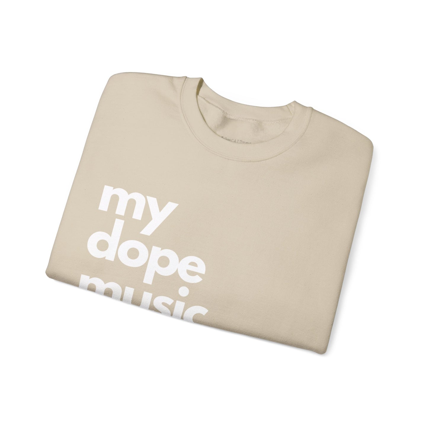 Signature Dope Music Crewneck Sweatshirt - White