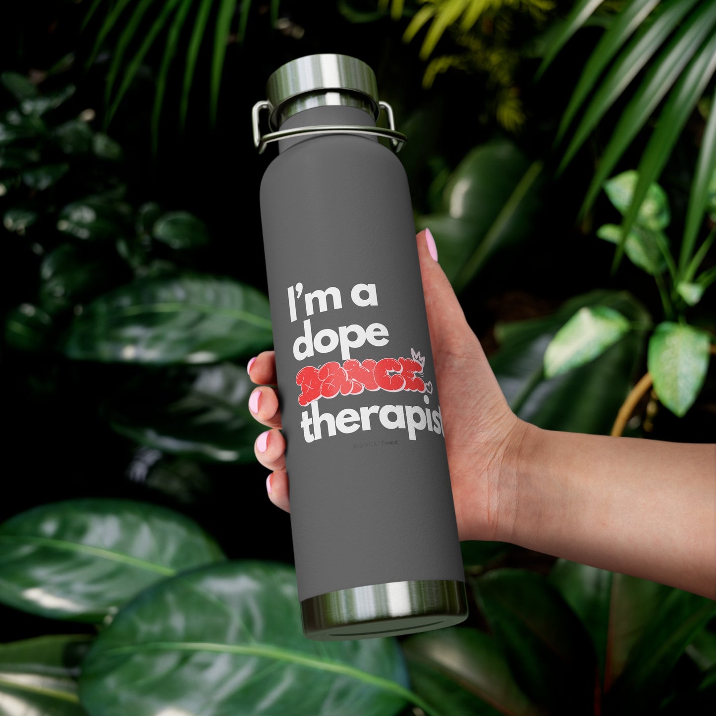 Dope Therapist - Dance - Copper Vacuum Insulated Bottle, 22oz