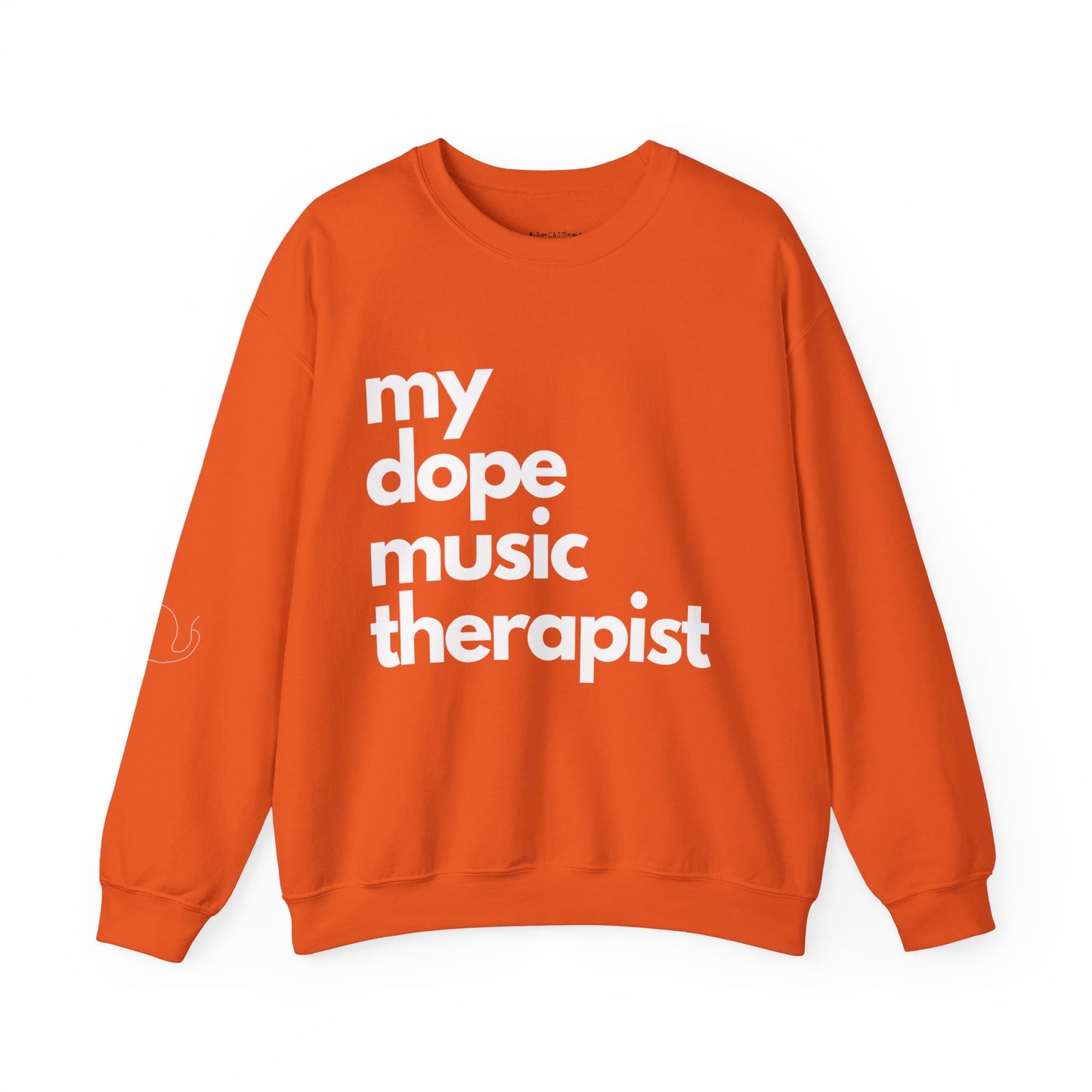 Signature Dope Music Crewneck Sweatshirt - White