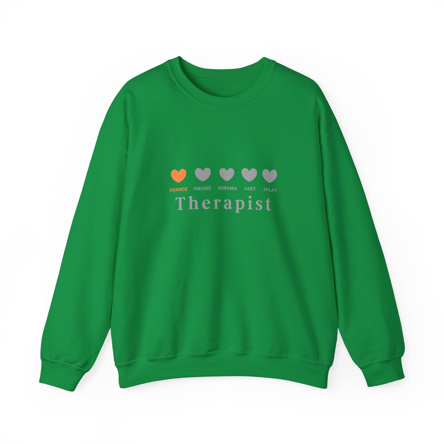 Orange 5 hearts Dance - Crewneck Sweatshirt