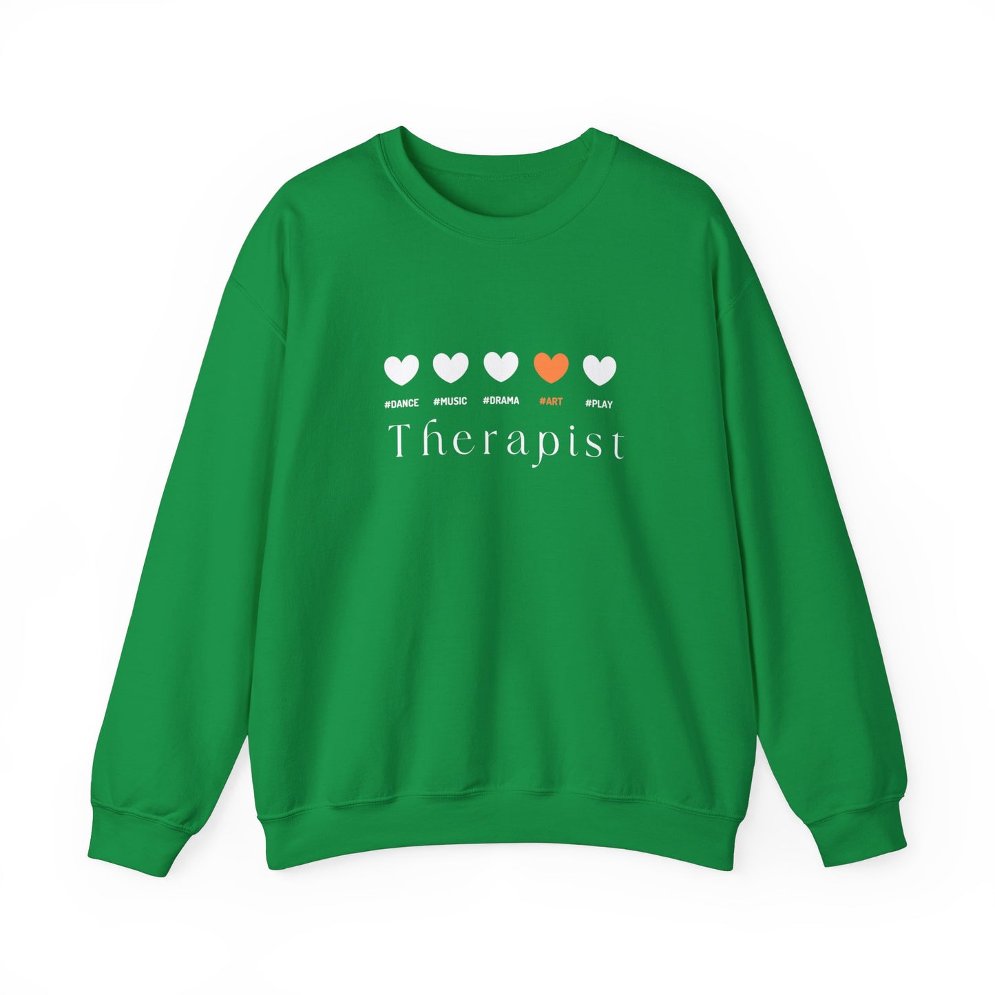 My Dope 5 Hearts Art - orange - Crewneck Sweatshirt