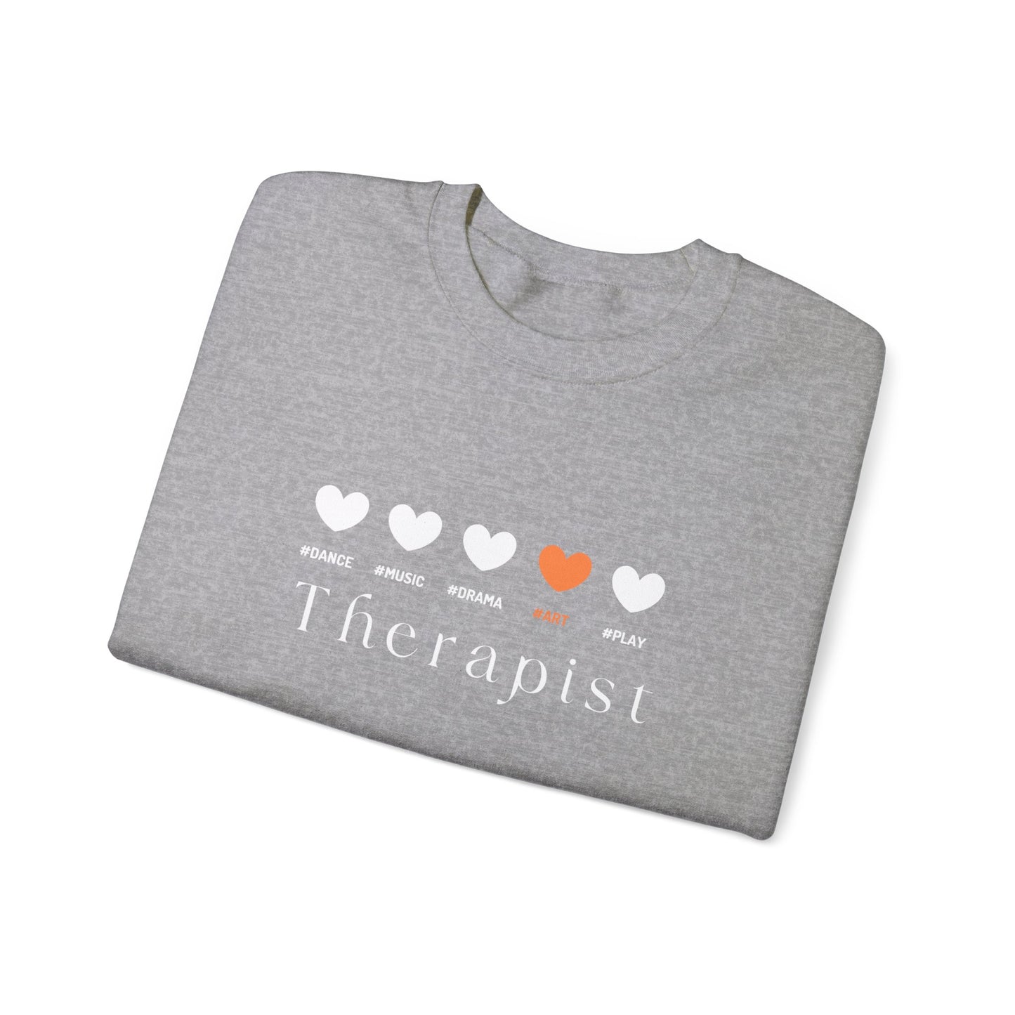 My Dope 5 Hearts Art - orange - Crewneck Sweatshirt