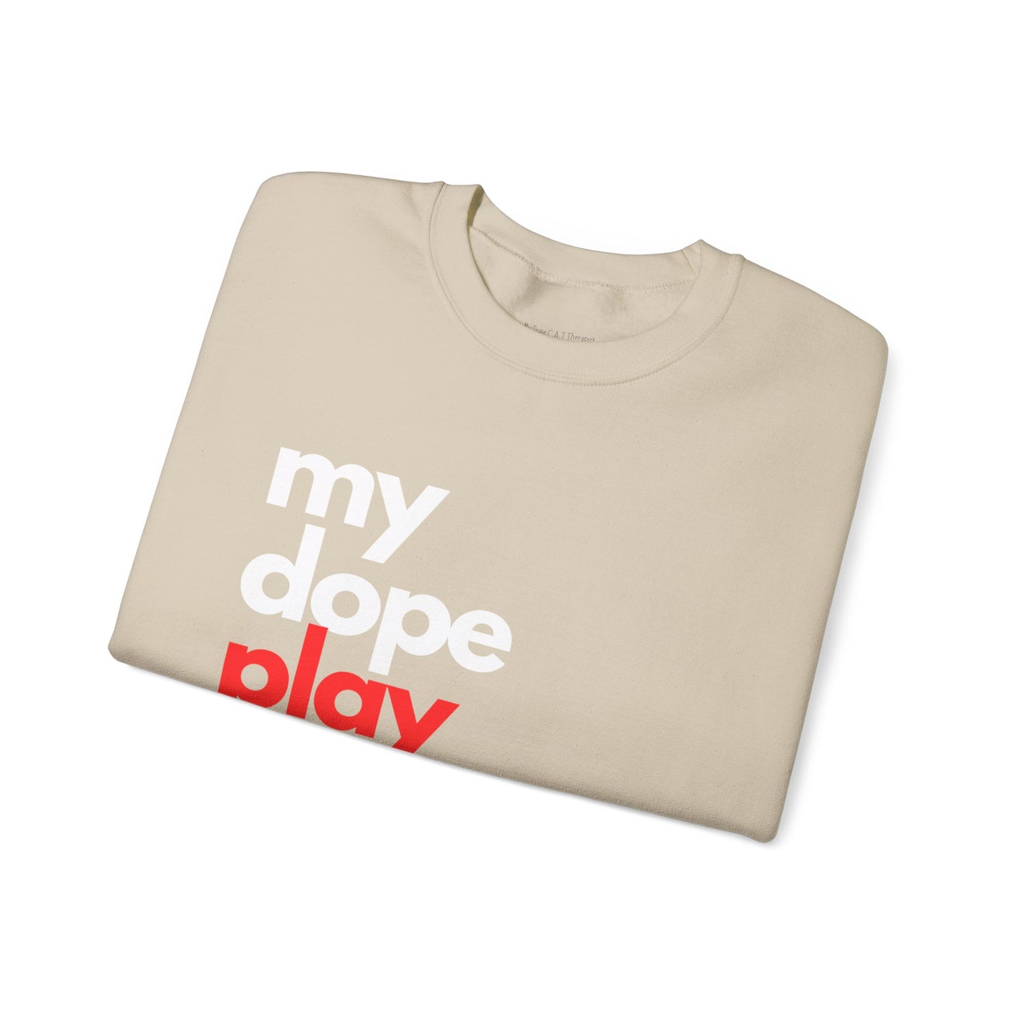 Dopest Play Therapy (red) Crewneck Sweatshirt