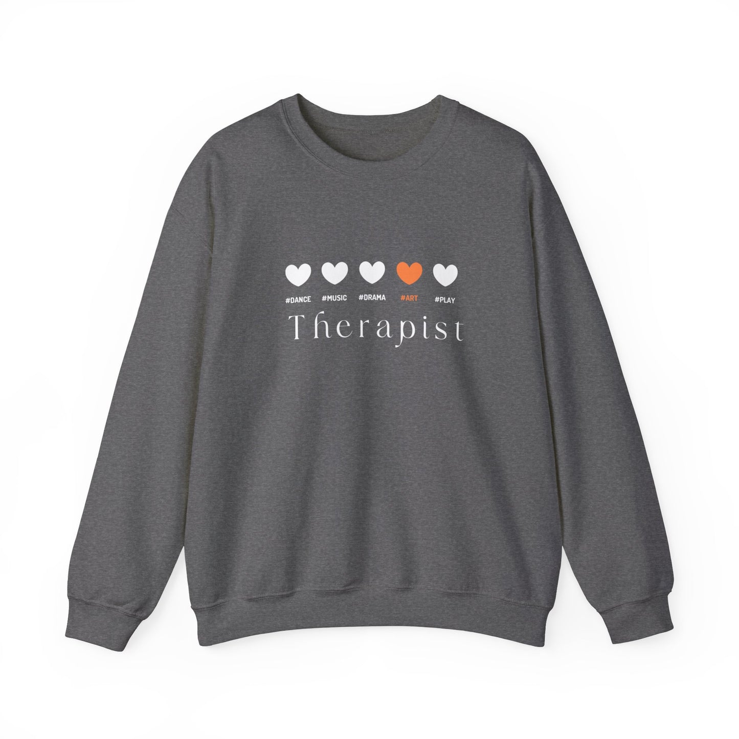 My Dope 5 Hearts Art - orange - Crewneck Sweatshirt