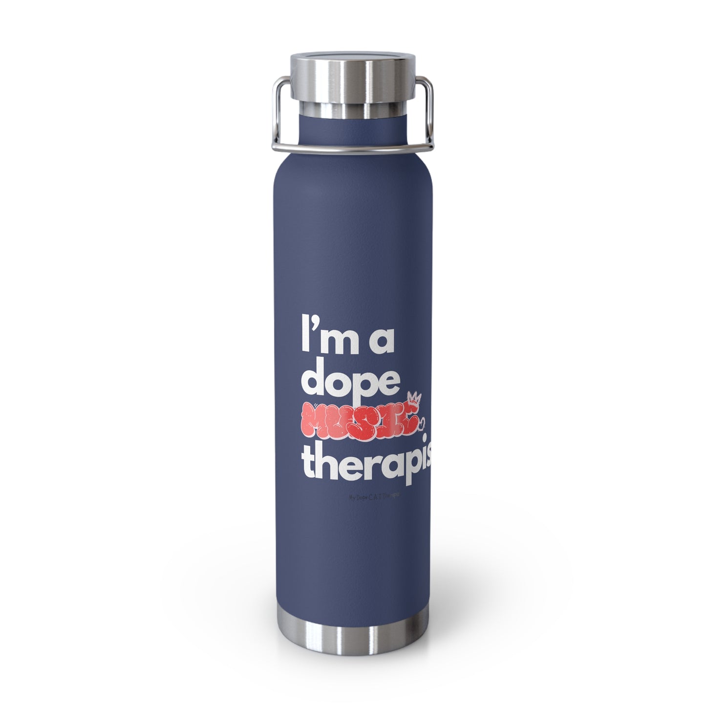 Dope Therapist - Music - Copper Vacuum Insulated Bottle, 22oz