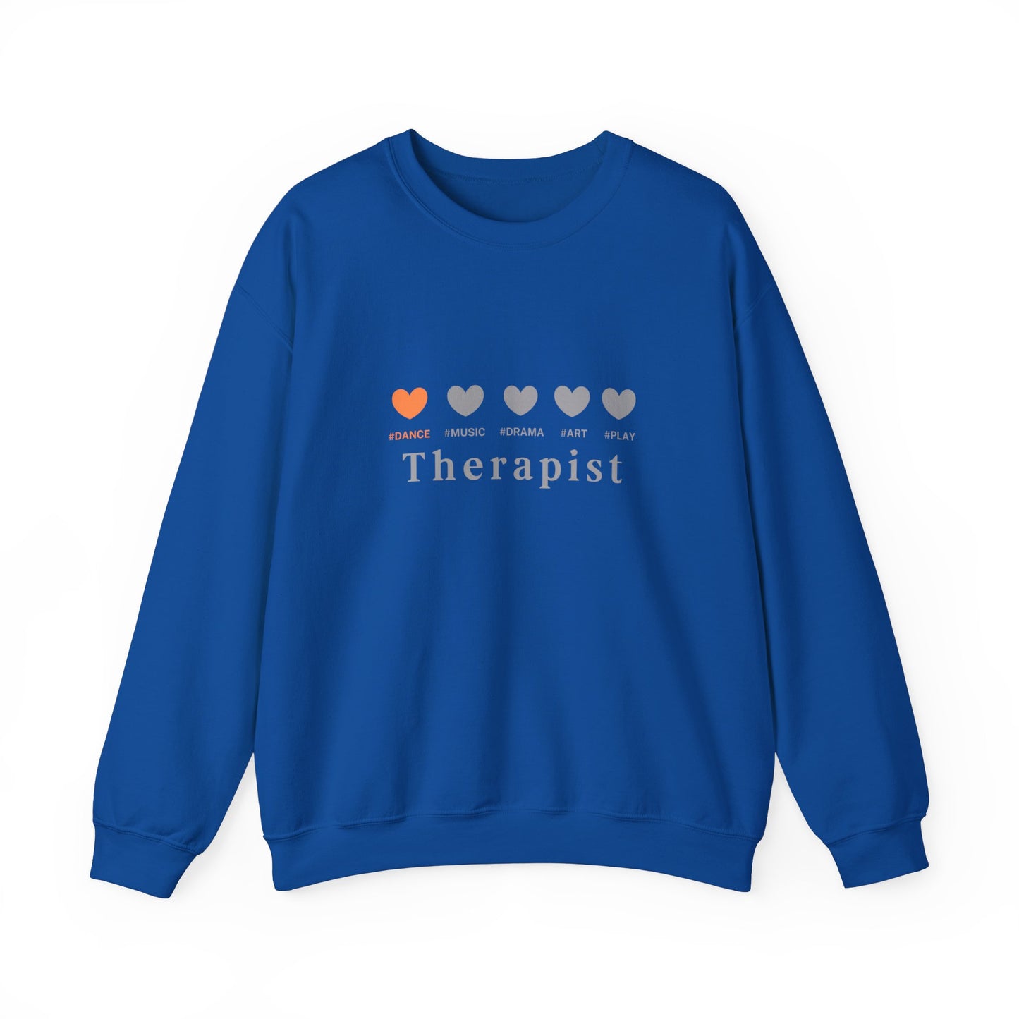 Orange 5 hearts Dance - Crewneck Sweatshirt