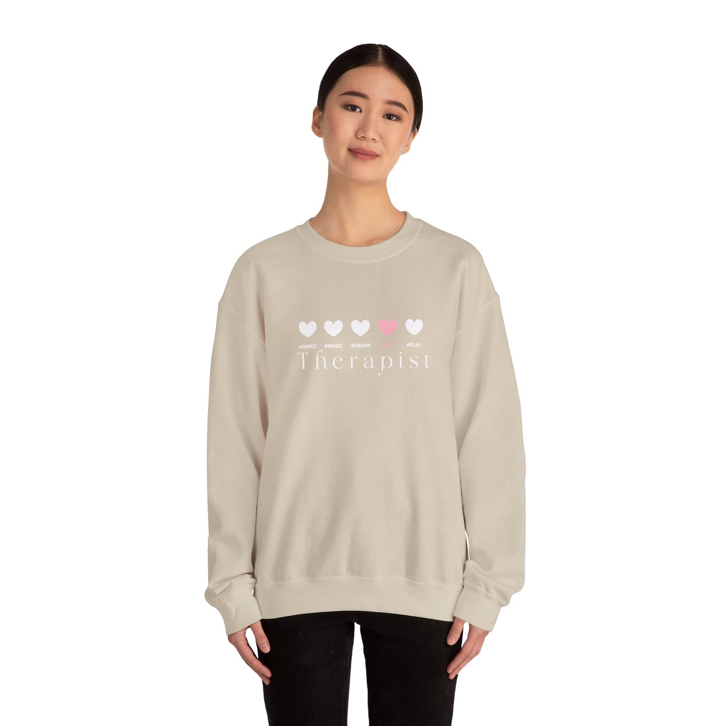 My Dope 5 Hearts - Pink - Art Crewneck Sweatshirt