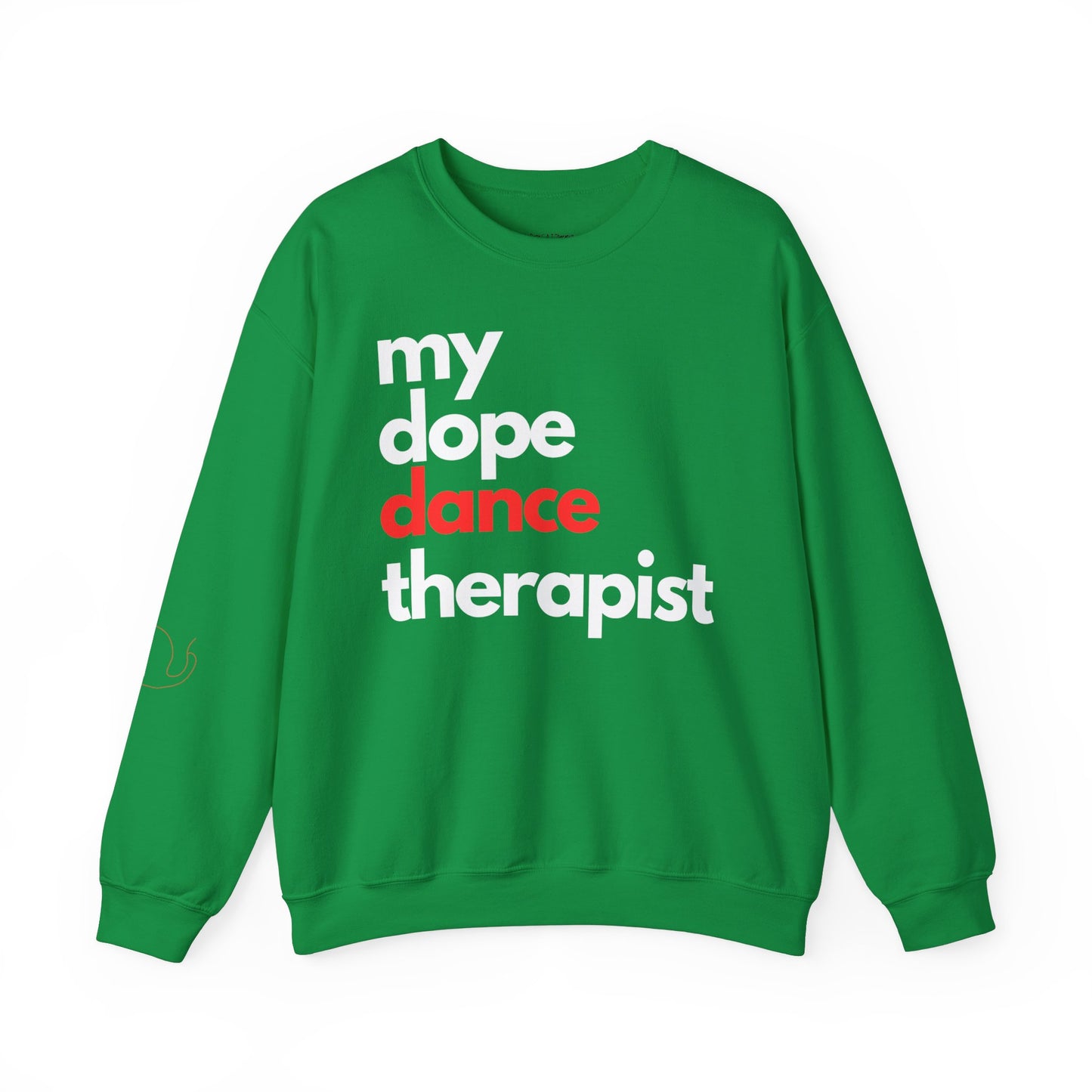 Dopest Dance Therapy (red) Crewneck Sweatshirt
