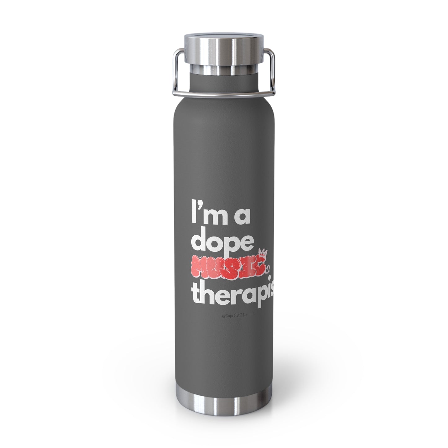 Dope Therapist - Music - Copper Vacuum Insulated Bottle, 22oz