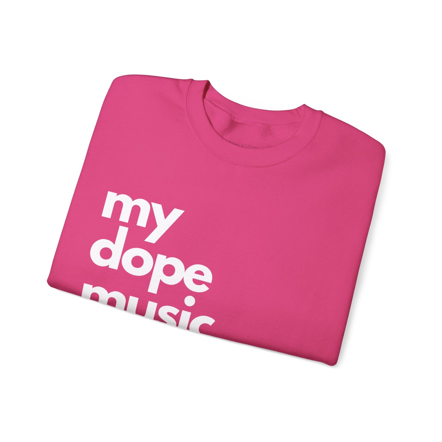 Signature Dope Music Crewneck Sweatshirt - White