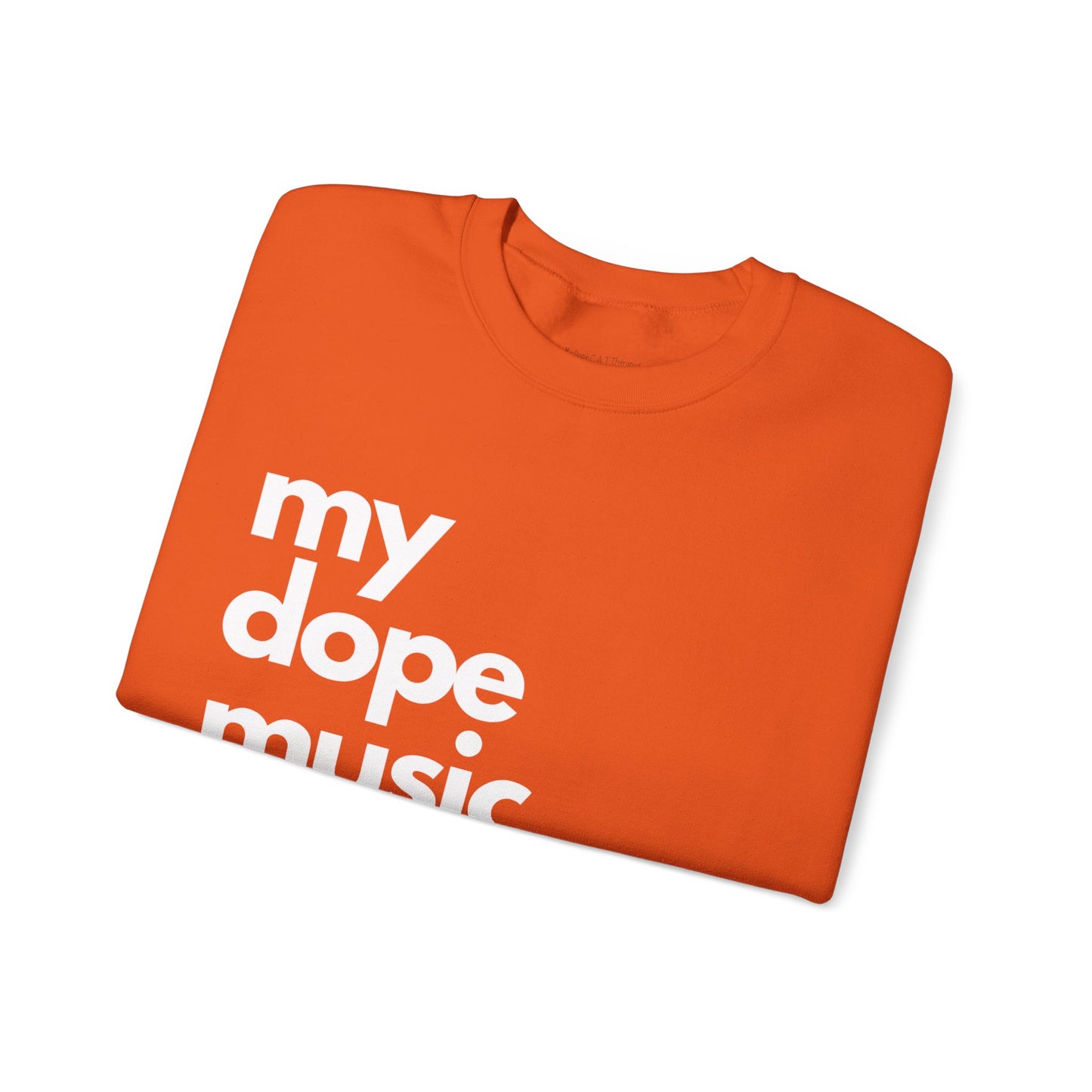 Signature Dope Music Crewneck Sweatshirt - White