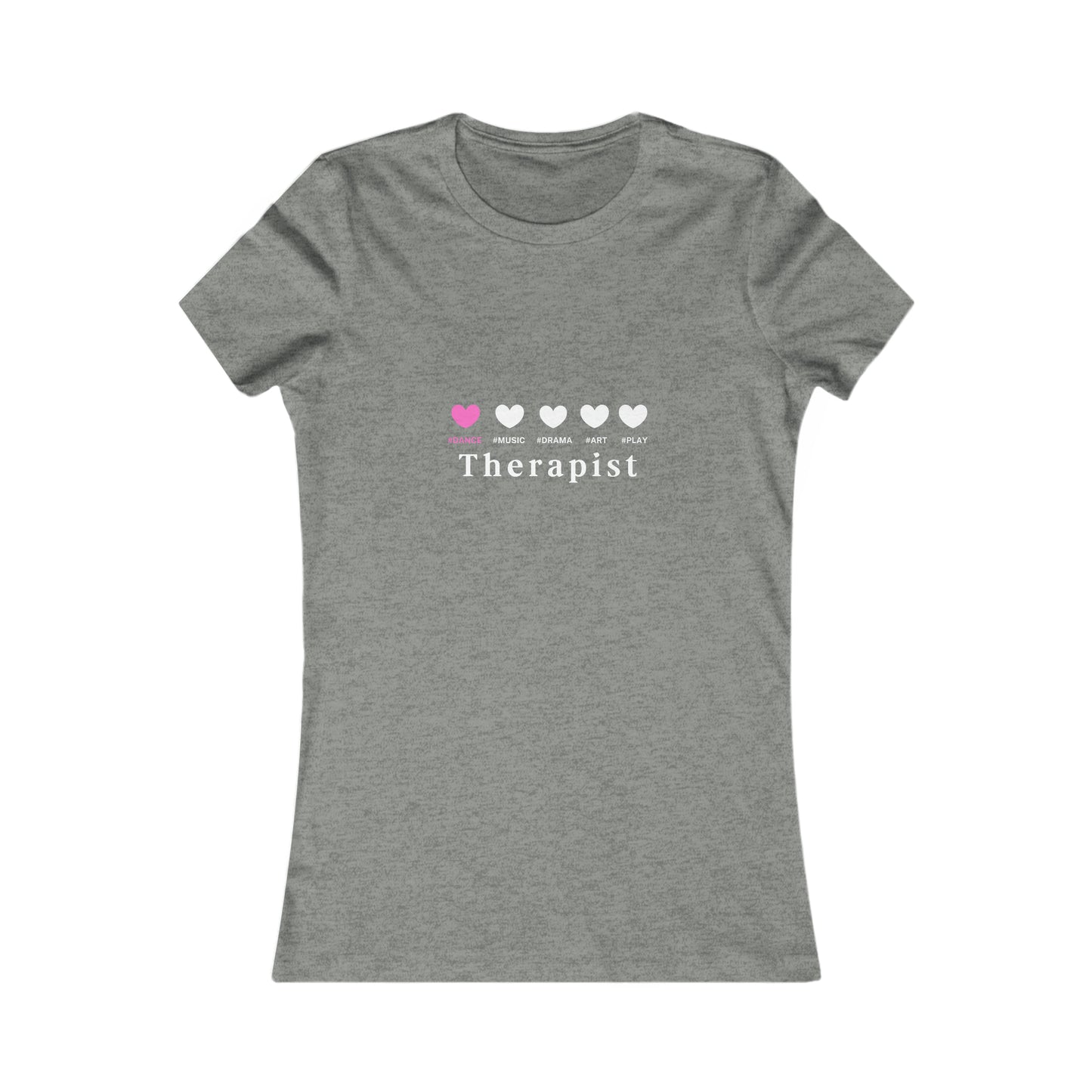 Pink 5 hearts Dance - Women's Favorite Tee