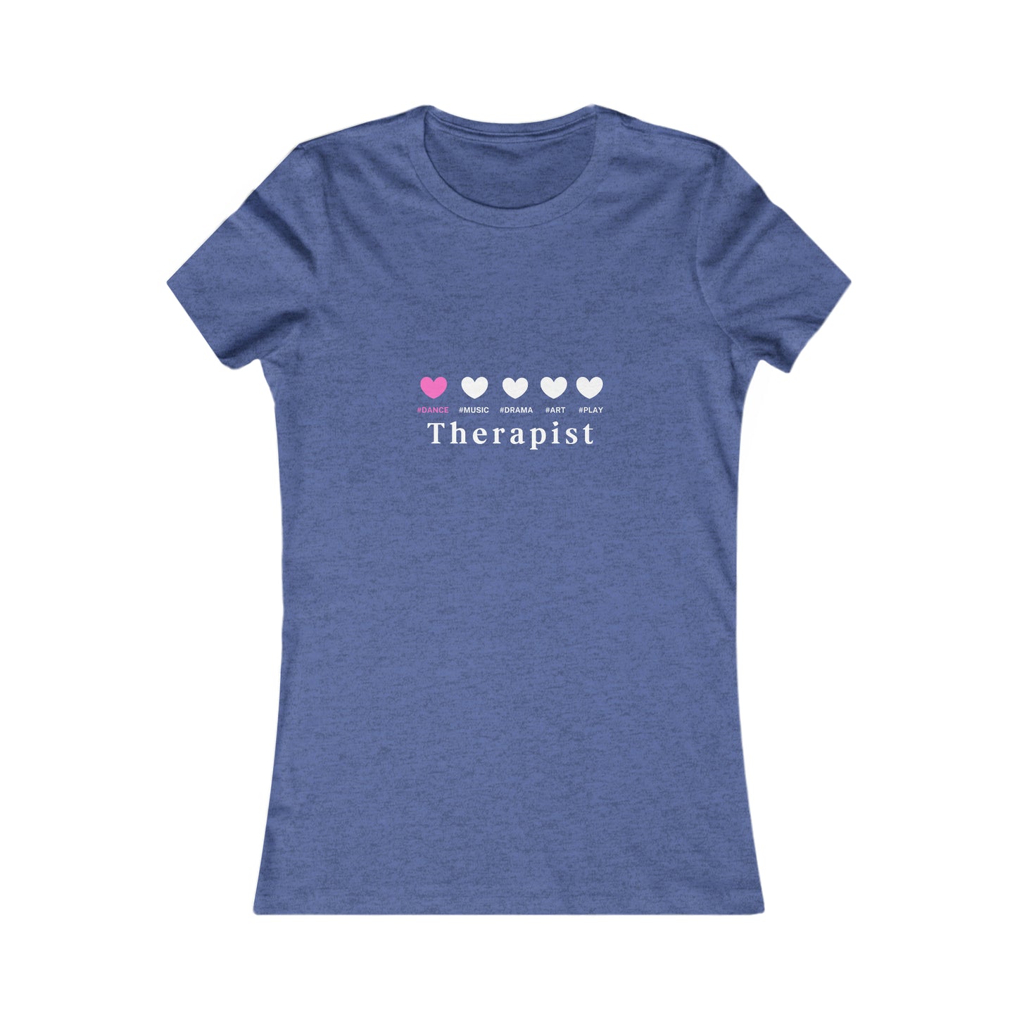 Pink 5 hearts Dance - Women's Favorite Tee