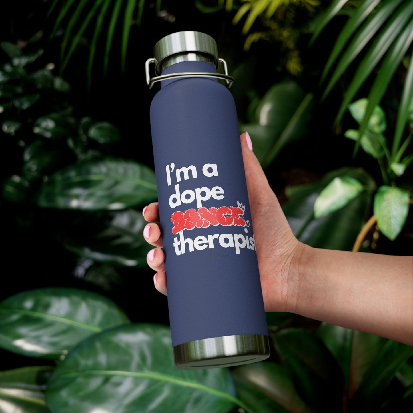 Dope Therapist - Dance - Copper Vacuum Insulated Bottle, 22oz