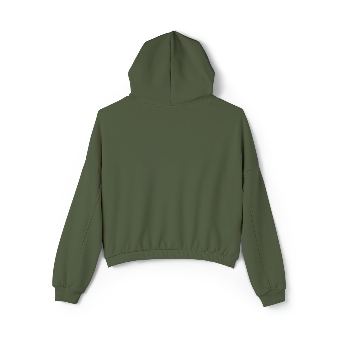 Yellow My Dope 5 hearts - Art - Women's Cinched Bottom Hoodie