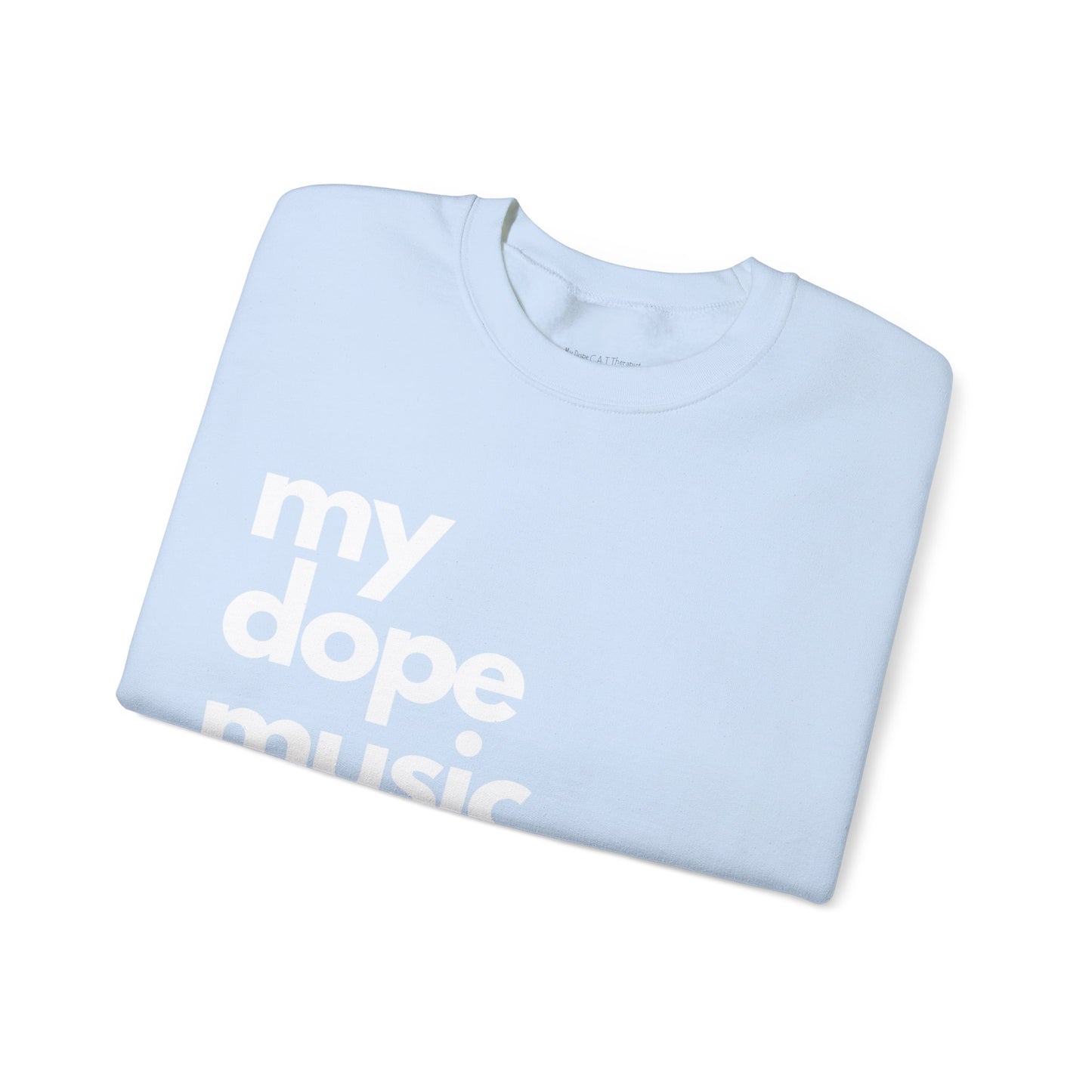 Signature Dope Music Crewneck Sweatshirt - White