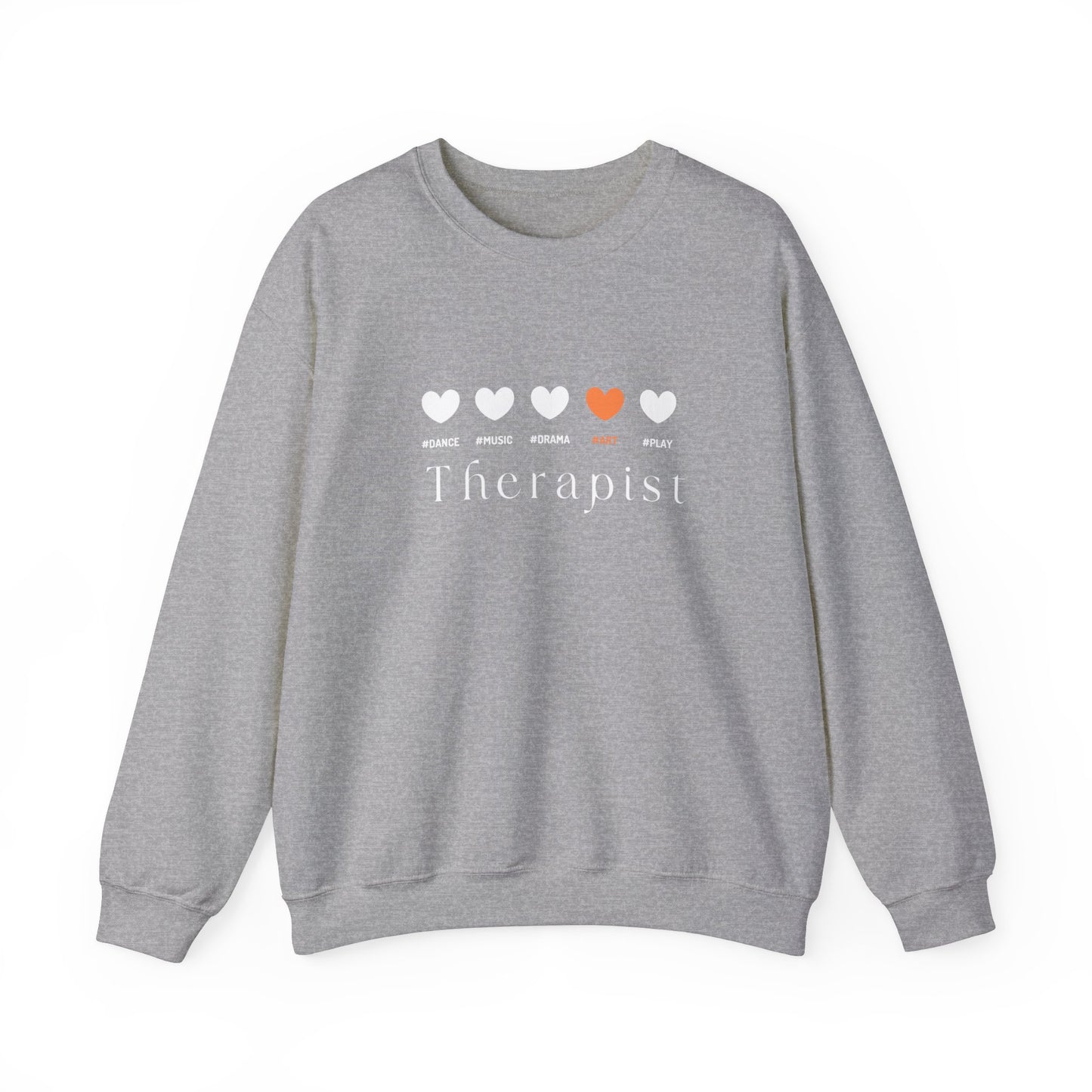My Dope 5 Hearts Art - orange - Crewneck Sweatshirt