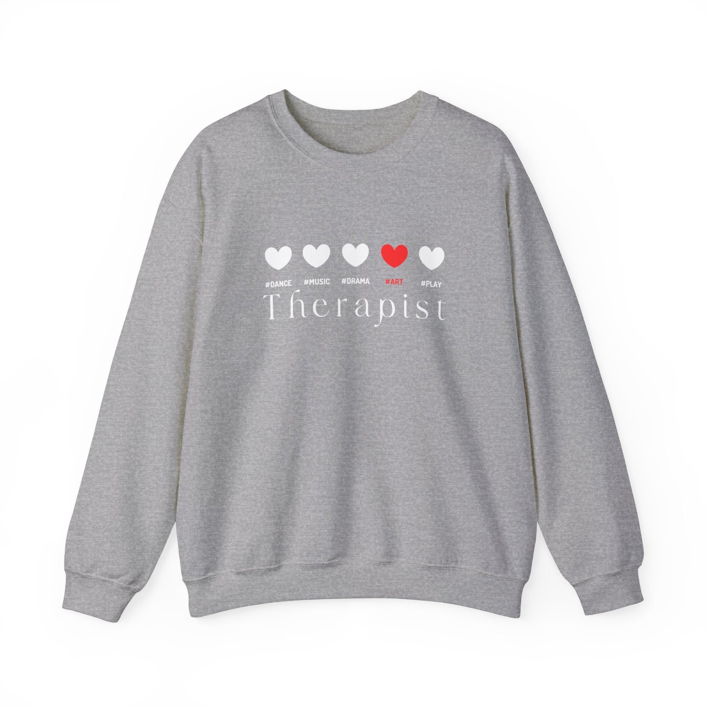 5 Hearts Art - red - Crewneck Sweatshirt