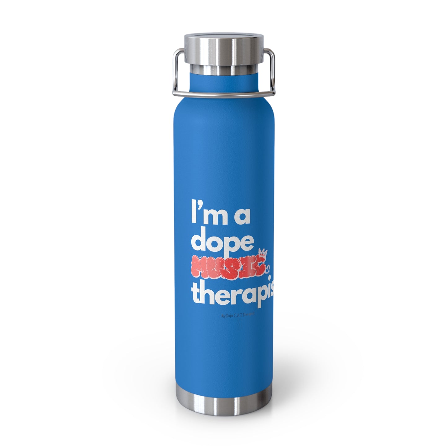 Dope Therapist - Music - Copper Vacuum Insulated Bottle, 22oz