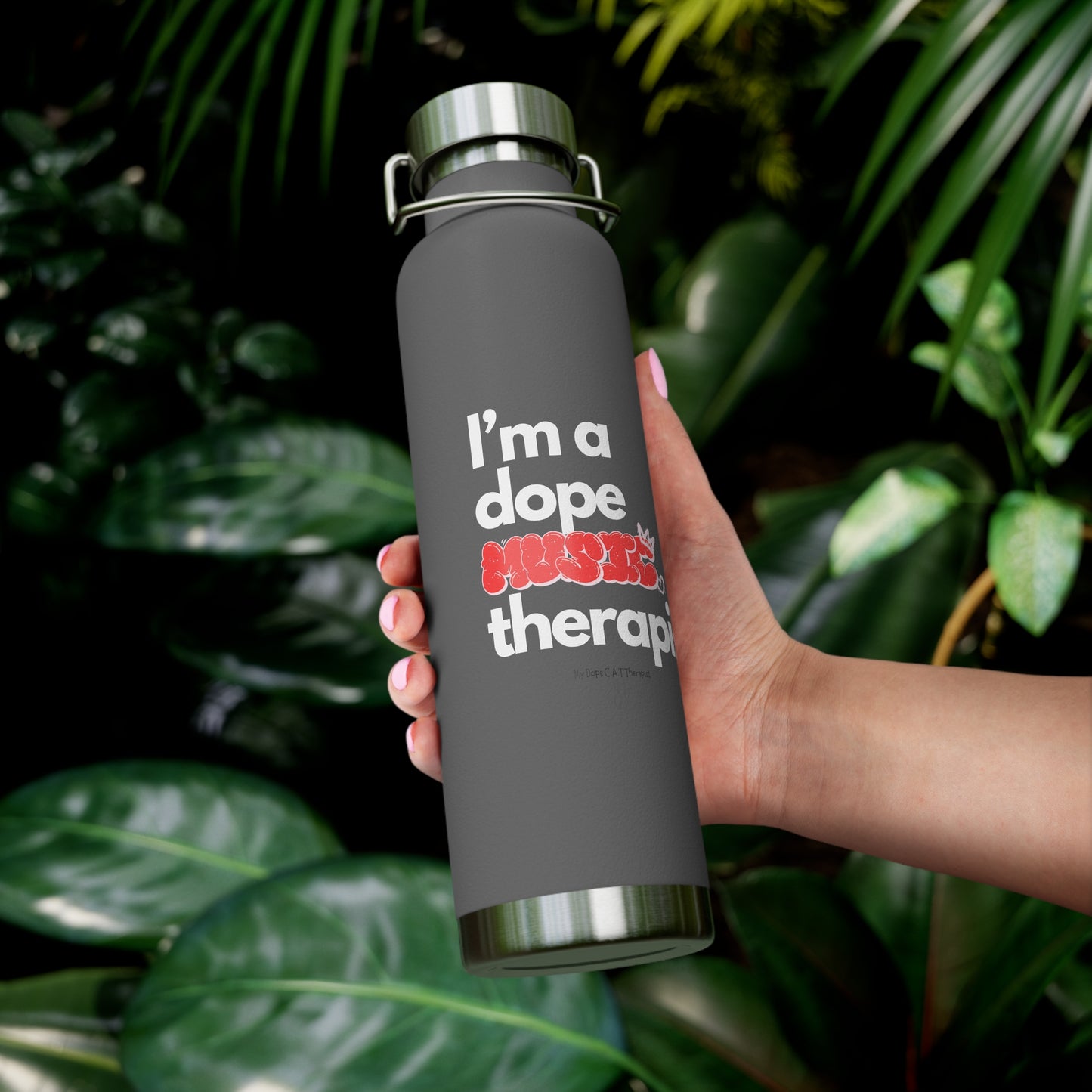 Dope Therapist - Music - Copper Vacuum Insulated Bottle, 22oz