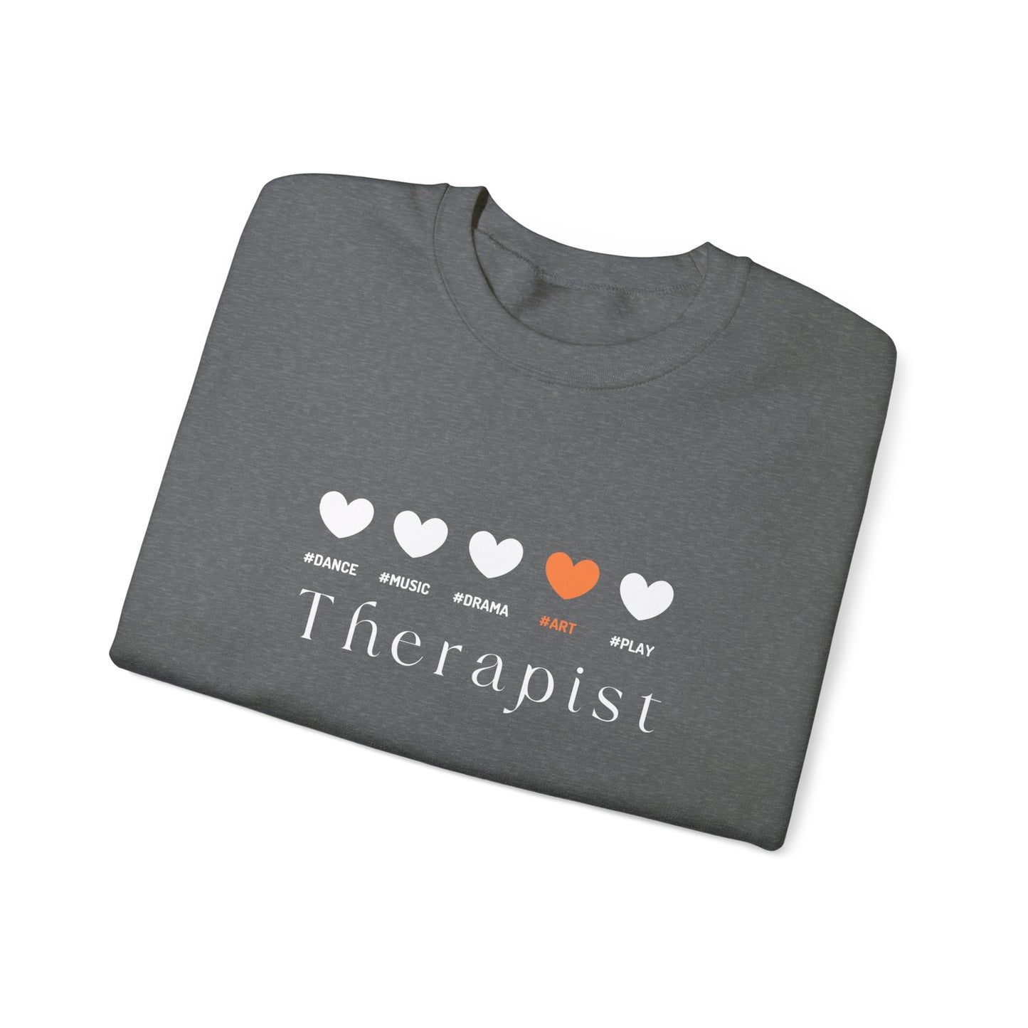 My Dope 5 Hearts Art - orange - Crewneck Sweatshirt