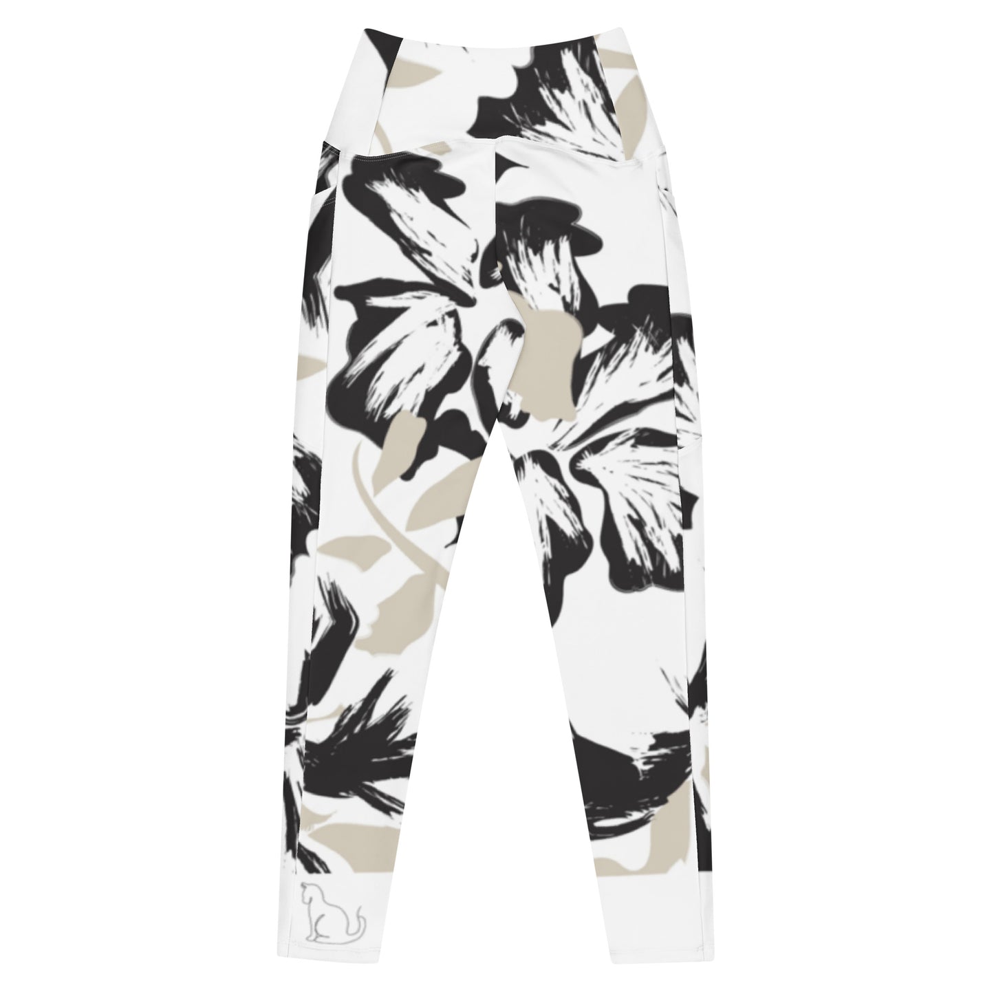 Flowers leggings with pockets