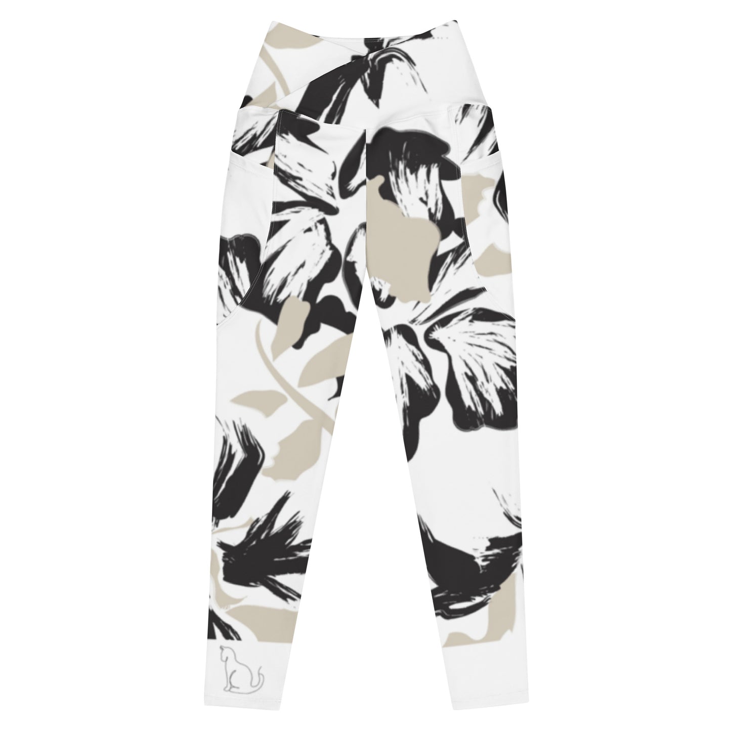 Flowers leggings with pockets