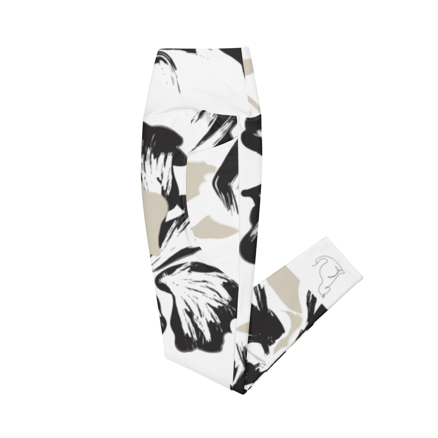 Flowers leggings with pockets
