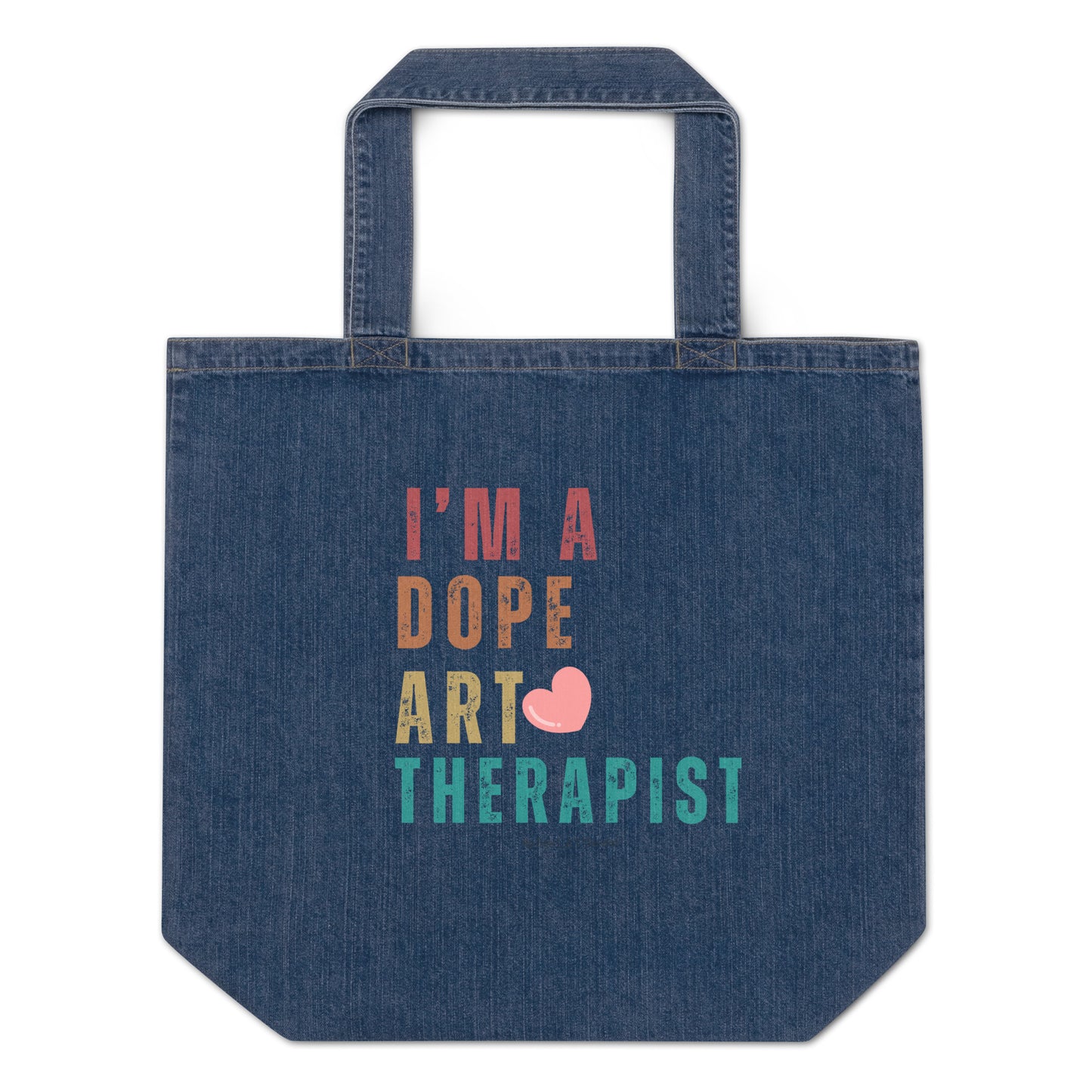 Dope Art Organic denim tote bag