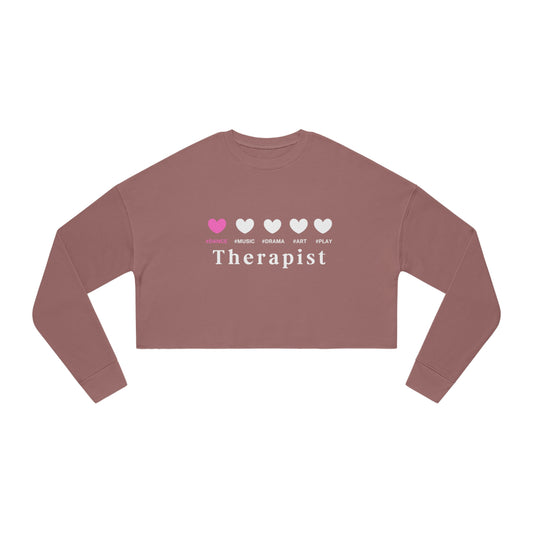 5 hearts Dance - pink - Cropped Sweatshirt
