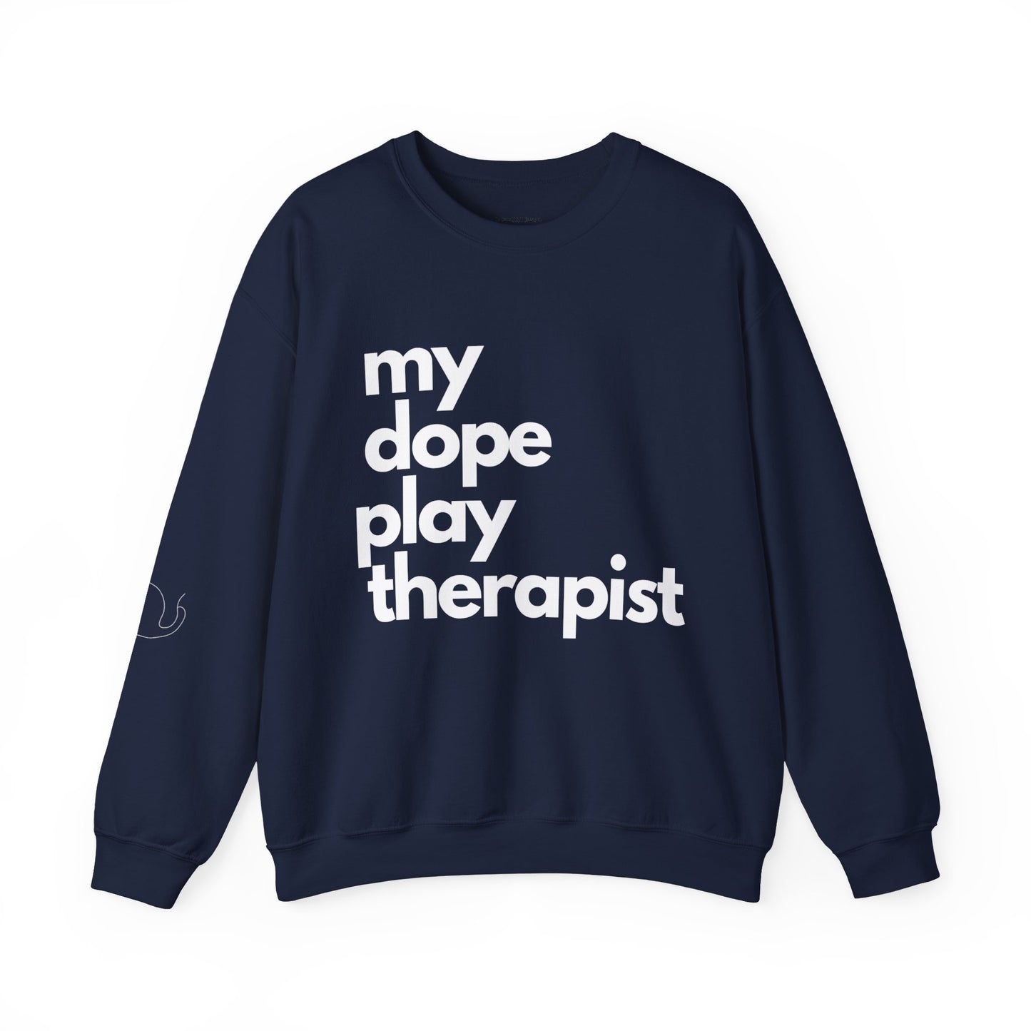 Signature Dope Play Crewneck Sweatshirt - White