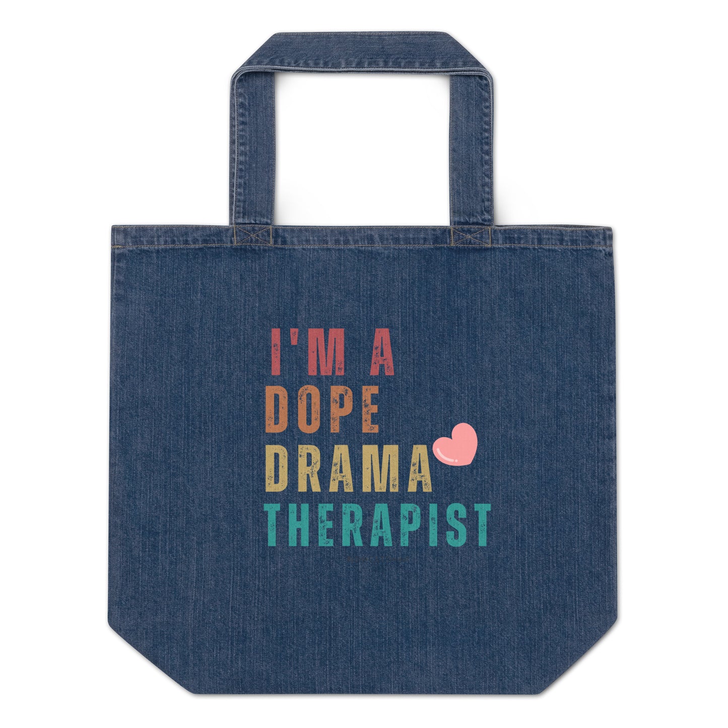 Dope Drama Organic denim tote bag